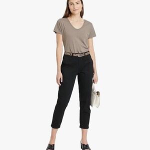 A New Day Women's High-Rise Utility Ankle Pants - Black